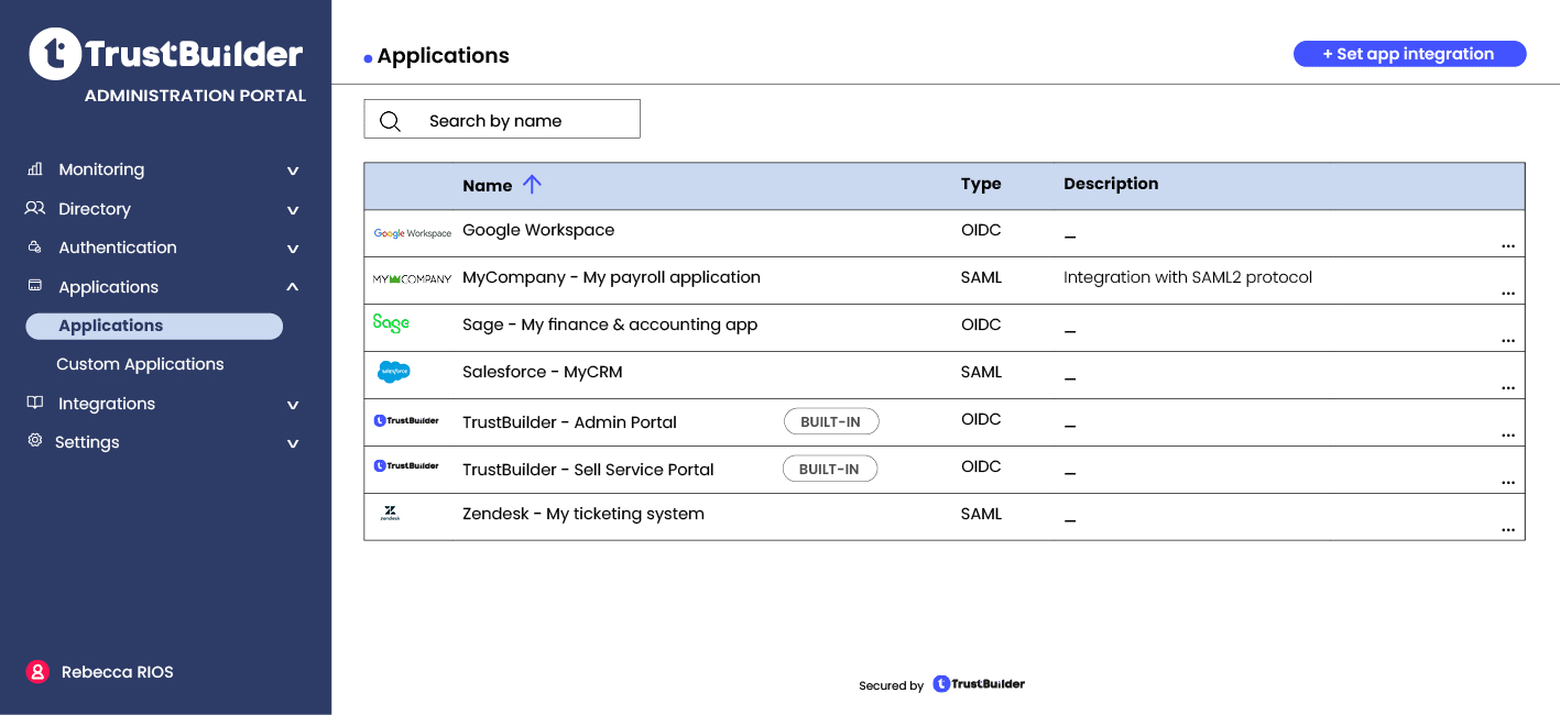 trustbuilder-applications-admin-portal-en Applications Admin portal